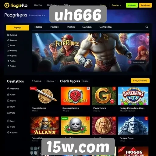 Facilidades de navegação e usabilidade no site uh666